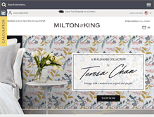 Tablet Screenshot of miltonandking.com